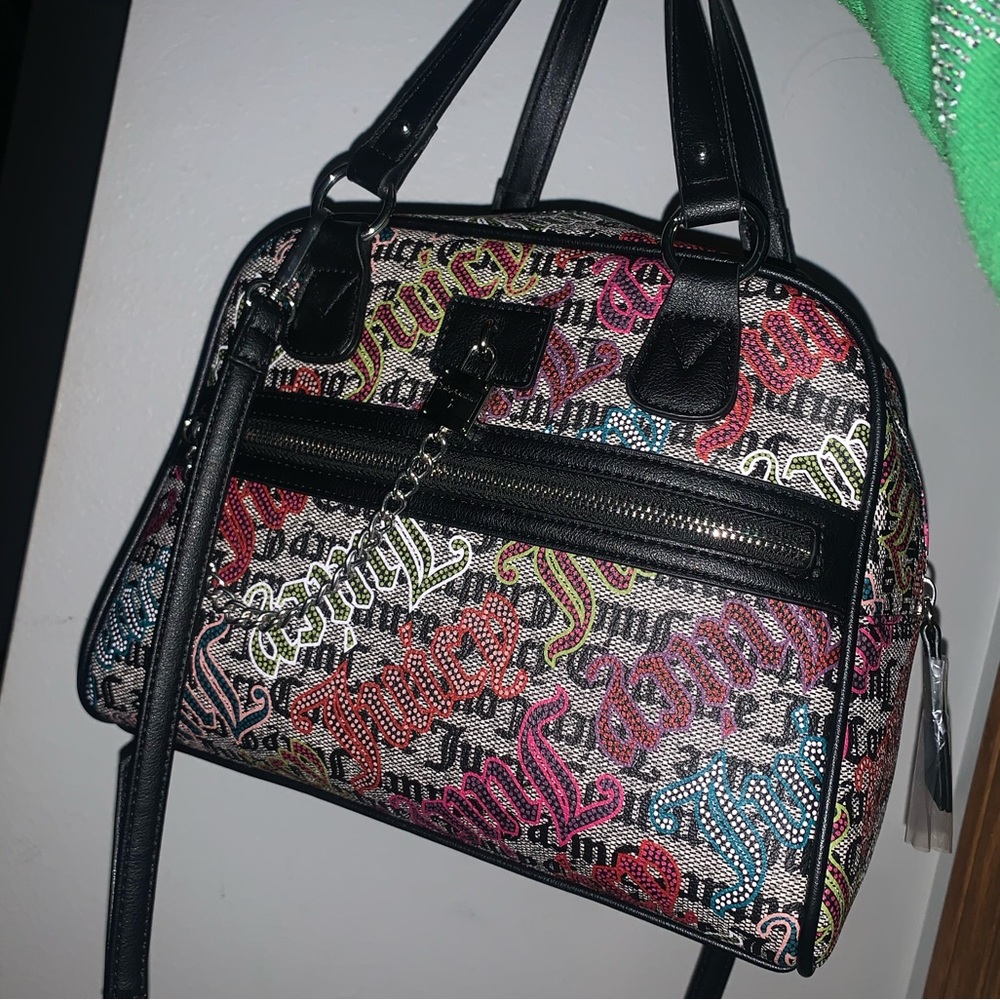 multi colored juicy couture bag
